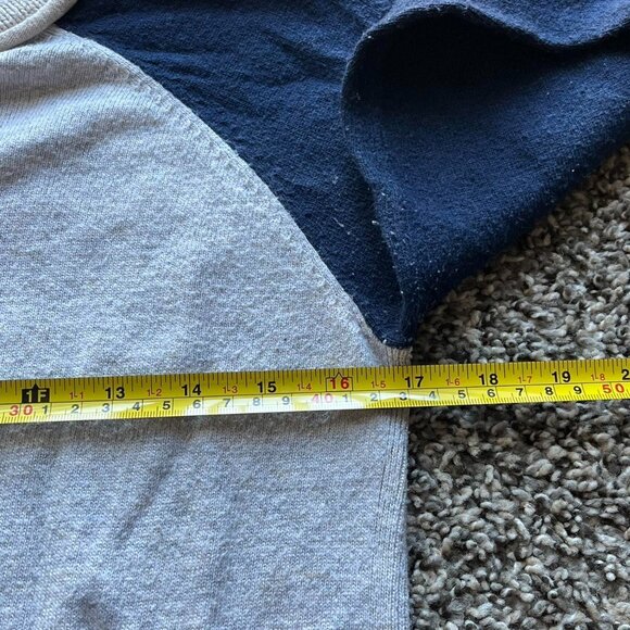 Blue White 41 Hawthorn Mens Medium Sweater, Capsule Wardrobe Piece - Picture 6 of 7